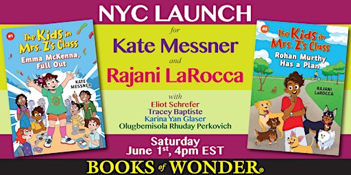 Imagem principal do evento NYC Launch | The Kids in Mrs. Z's Class by KATE MESSNER & RAJANI LaROCCA