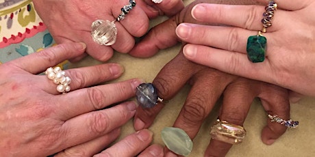 Imagen principal de Wire Wrapped Rings Class: Beginners welcome