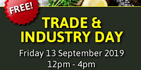 South Coast Food & Wine Festival - TRADE & INDUSTRY DAY primary image
