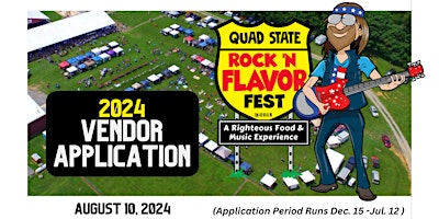 Imagen principal de Quad State Rock 'N Flavor Fest 2024 Vendor APPLICATION