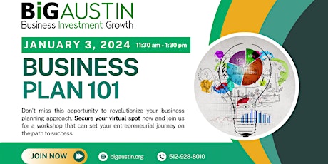 Imagem principal do evento Foundations of Success: Business Plan 101 Masterclass