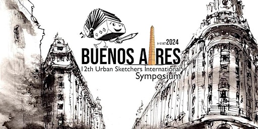 Imagem principal do evento 12th Urban Sketchers Symposium - Buenos Aires 2024