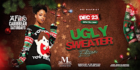 Afro-Caribbean Saturdays :: Ugly Sweater Party! primary image