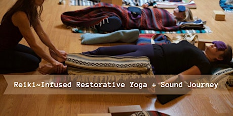 Reiki~Infused Restorative Yoga + Sound Journey primary image
