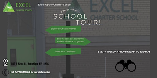 Imagem principal do evento Excel Upper Charter School Tours