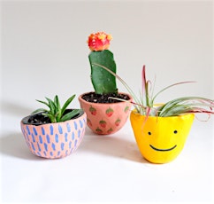 Paint Your Own Flowerpot Workshop (kids all ages) primary image