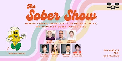 Primaire afbeelding van The Sober Show, Live and LIVESTREAMED!