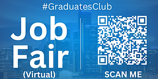 Primaire afbeelding van #GraduatesClub Virtual Job Fair / Career Expo Event #Detroit