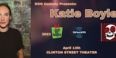 Primaire afbeelding van D&D Comedy Presents: Katie Boyle at The Clinton Street Theater