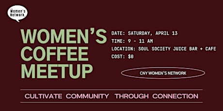 Women in Biz Coffee Meetup: April 2024