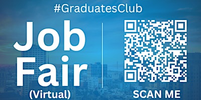 Imagem principal do evento #GraduatesClub Virtual Job Fair / Career Expo Event #Greeneville