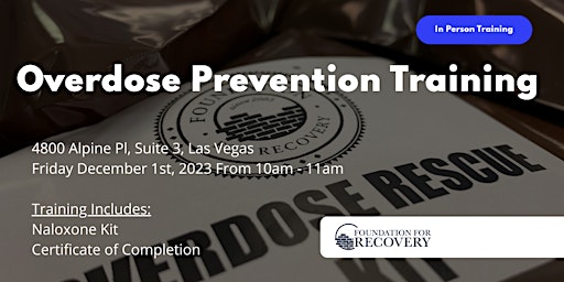 Overdose Prevention Training: January 2024 primary image