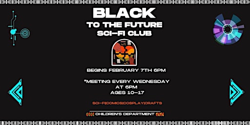 Black to the Future Sci-Fi Club primary image