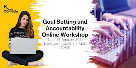Hauptbild für Goal Setting and Accountability Online Workshop