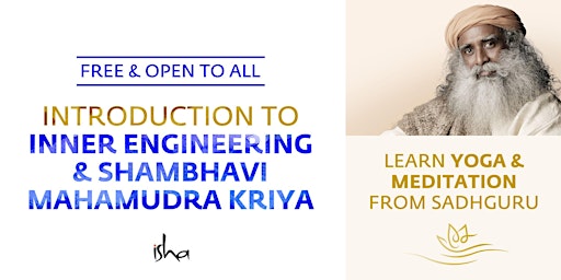 Introduction To Inner Engineering at Ottawa, ON on Jun 13  primärbild