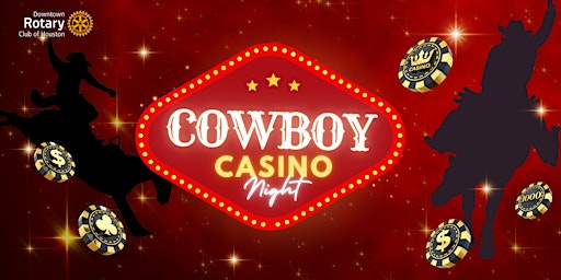 Imagem principal do evento Downtown Rotary Cowboy Casino Night