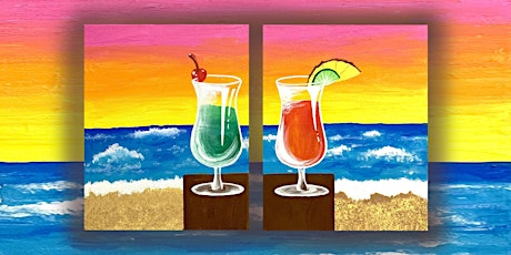Paint and Drink at Aftermath Cidery: Beach Vacation primary image