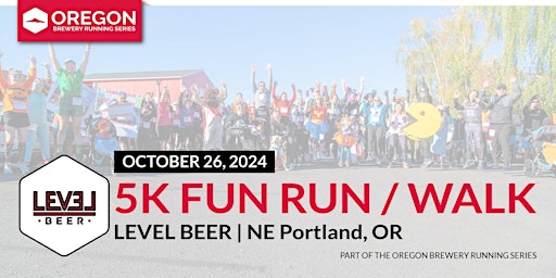 Imagem principal do evento 5k Beer Run x Level Beer (Level 1) | 2024 Oregon Brewery Running Series