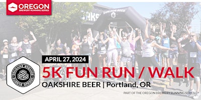 Imagem principal do evento 5k Beer Run x Oakshire Beer Hall | 2024 Oregon Brewery Running Series