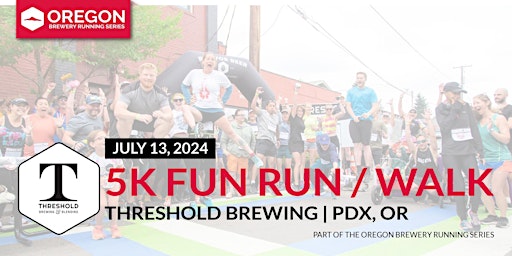 5k Beer Run x Threshold Brewing & Blending | 2024 OR Brewery Running Series  primärbild