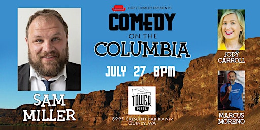 Imagem principal de Comedy on the Columbia: Sam Miller Returns!