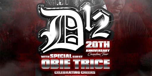 D12 & Obie Trice Live in Vancouver March 27 at Hollywood Theatre Tickets,  Wed, Mar 27, 2024 at 8:00 PM