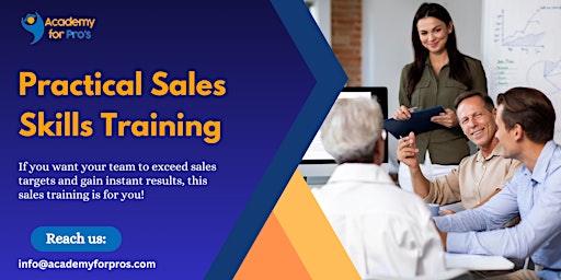 Image principale de Practical Sales Skills 1 Day Training in Ciudad Juarez