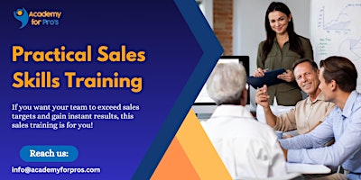 Practical Sales Skills 1 Day Training in Leon de los Aldamas primary image