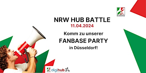 Hauptbild für NRW HUB BATTLE Düsseldorfer Fanbase Party 2024