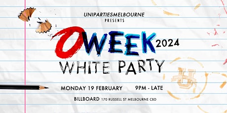 O WEEK 2024 WHITE PARTY primary image