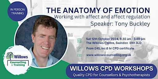 The Anatomy of Emotion: Affect and Affect Regulation Speaker: Tony Buckley  primärbild