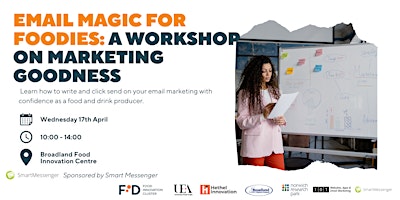 Imagen principal de Email Magic for Foodies: A Workshop on Marketing Goodness