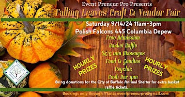 Imagem principal do evento Falling Leaves Craft & Vendor Fair
