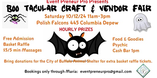 Boo Tacular Craft & Vendor Fair  primärbild