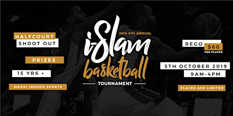 4th Annual i-Slam Basketball Tournament - 5 Oct 2019 primary image