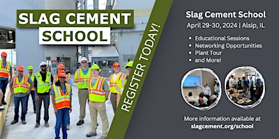 Imagem principal do evento 2024 Slag Cement School