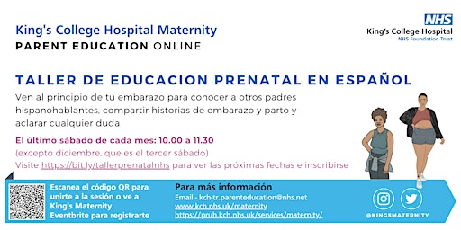 King's  Antenatal  Taller de educación  prenatal en Español primary image