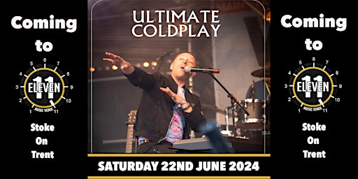 Imagem principal do evento Ultimate Coldplay live Eleven Stoke