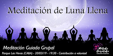 Imagen principal de Meditación Grupal de Luna Llena Agosto