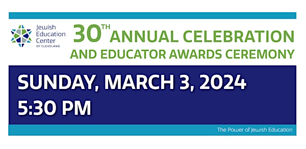 Annual Celebration and Educator Awards Ceremony