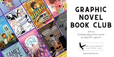Hauptbild für Graphic Novel Book Club (2024) hosted by Bel Canto Books