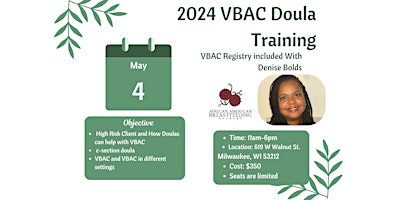 Imagen principal de VBAC Doula Training