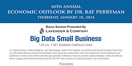 ECONOMIC OUTLOOK BONUS SESSION Presented By Lavender & Company primary image