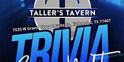 Image principale de Thursday Night Trivia @ Taller's Tavern