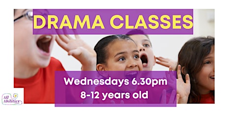 Hauptbild für Kid's Fun Drama / Cian / Wednesdays / 4 weeks programme / €20, 8-12 y/o