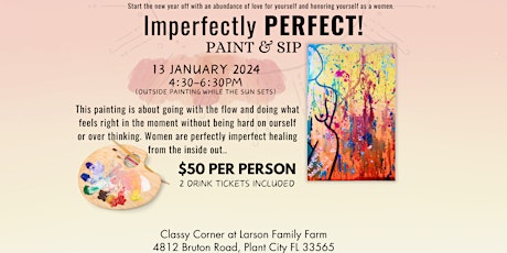 Imperfectly PERFECT! (Paint & Sip) primary image