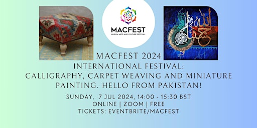 Imagem principal do evento Calligraphy, Carpet Weaving and Miniature Painting.