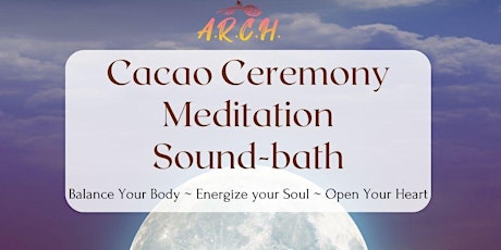 Snow Full Moon Cacao Ceremony, Meditation & Sound-bath primary image