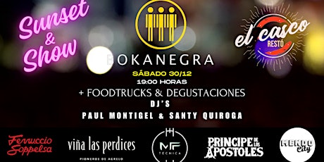 Imagen principal de SUNSET & SHOW con BokaNegra - Tributo a Soda Stereo