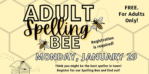 Adult Spelling Bee primary image